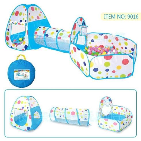 Kék baba sátor alagút