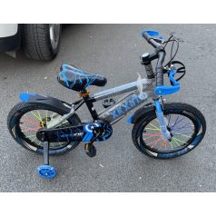16-os kék színű kerékpár